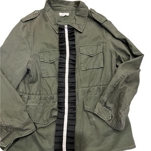 Harlyn Anthropologie Army Military Utility Jacket